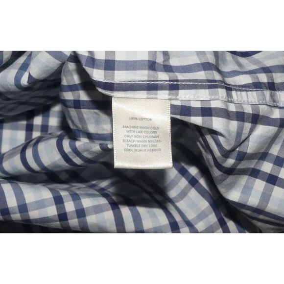 Onward Reserve‎ Classic Fit Men's Long Sleeve Button Down Plaid Shirt Size XL